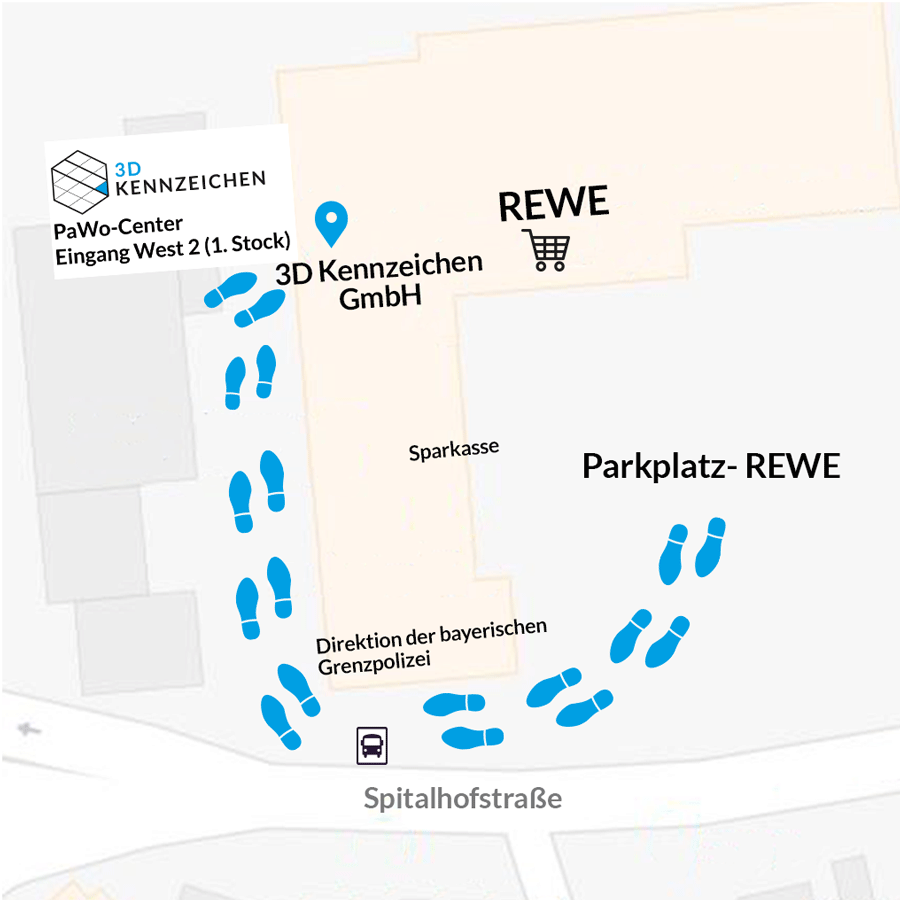 Wegbeschreibung zu unserer Zentrale